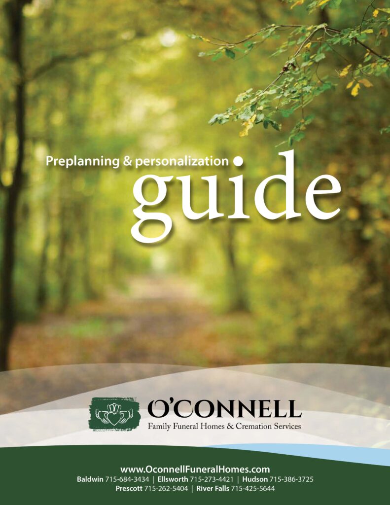ebook design for o'connell funeral homes