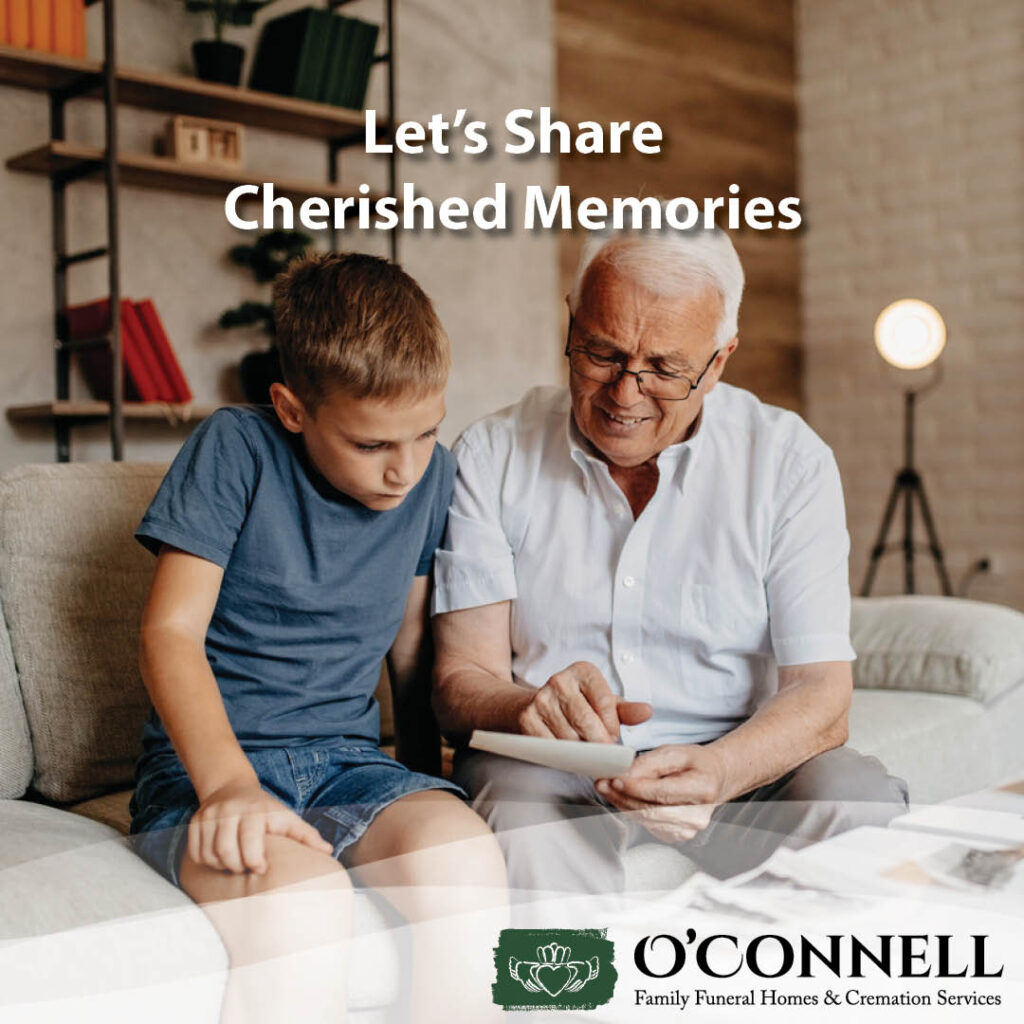 social media graphic design for o'connell funeral homes