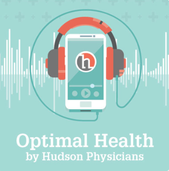 podcast graphic design Optimal Health by Hudson Physicians